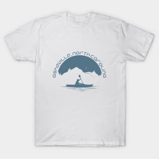 Asheville, North Carolina Kayaking - GreyBO 09 T-Shirt